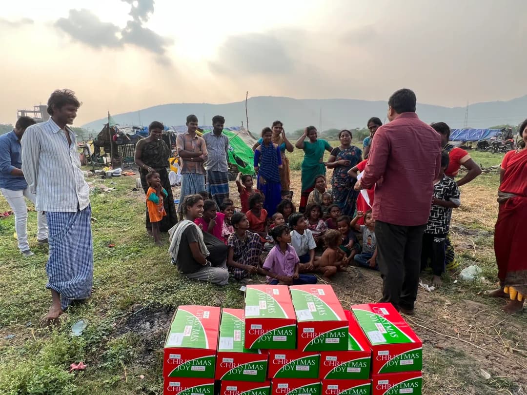 Christmas Joy outreach to children